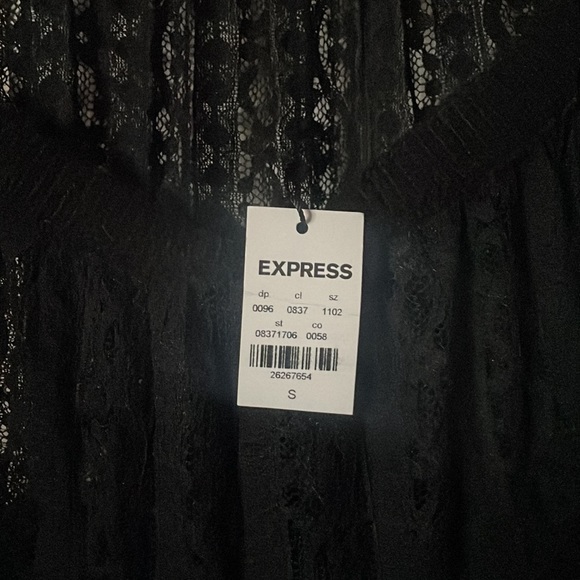 ⭐️NWT⭐️ Express black lace sweater - Picture 6 of 7